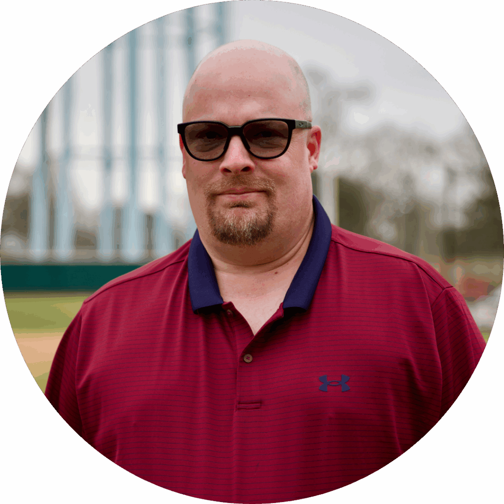 Headshot of Dustin Saunders, General Manager at Chili Peppers Baseball