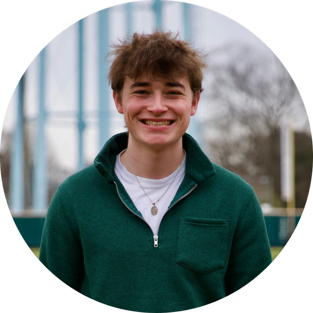 Headshot of Cole Pegram, Office Manager at Cosmic Baseball